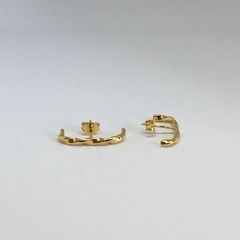 Brinco Ear Hook Torcido - Banho ouro na internet