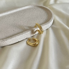 Meia argola gold - Banho ouro - comprar online