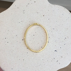 bracelete insp. vivara cristal/colors - banho ouro - comprar online