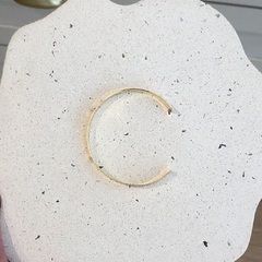 bracelete ajustável "iluminada" - banho ouro - comprar online