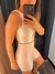 conjunto canelado top e short NUDE PEROLADO - Mati Store