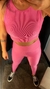 conjunto canelado Rosa Barbie na internet