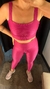 conjunto canelado fucsia - comprar online