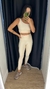 conjunto canelado off white - loja online