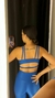 conjunto canelado Azul Royal - comprar online