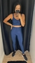 conjunto canelado azul marinho