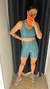 conjunto canelado top e short PETRÓLEO