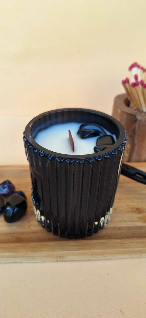 Ametria- Luz e Pedras - Obsidiana - Pera Inglesa e Frésia - 180g - comprar online