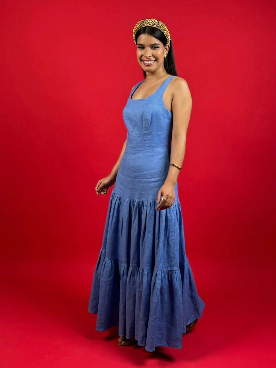 VESTIDO LINHO CARMELA