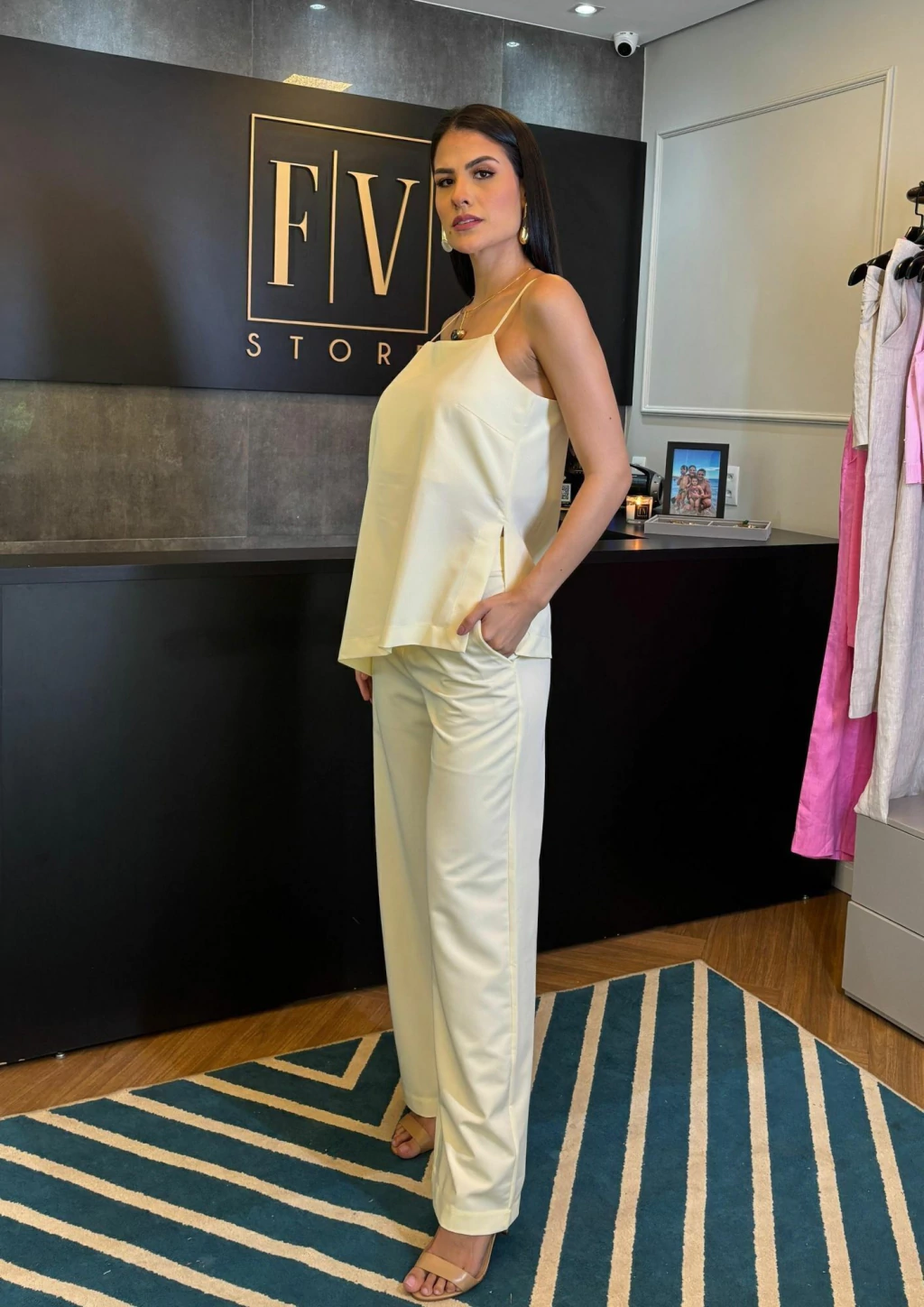 CALÇA ALFAIATARIA COM BOLSO