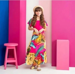 Vestido Rosa Floral