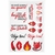 KIT 05 Tatuagens Provisórias - Com Prazer - Fragrância Afrodisíaca