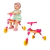 Triciclo Infantil Bimba K&K Toys Rosa – Portátil e Fácil de Transportar