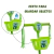 Patinete Infantil 3 Rodas Robo Musical com Luz e Som - Cor Verde - loja online