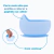 Kit Alimentação Infantil Silicone Esquilinho 10 Peças Baby Style Ideal para Bebês - loja online