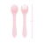 Imagem do Kit Talher Silicone Baby Style Seguro e Ideal para Introdução Alimentar