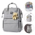 Mochila Maternidade Impermeável BH Travel Cinza - Térmica e Multifuncional
