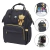 Mochila Maternidade Impermeável BH Travel Preta - Unissex Térmica e Multifuncional