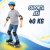 Skate Infantil Tubarão Azul 70 cm – Ideal para Crianças Iniciantes - loja online