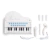 Piano Teclado Musical Infantil com Microfone – Estimula Criatividade e Diversão!  - comprar online