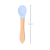 Colher Infantil Bambu e Silicone Baby Style Natural e Segura