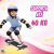 Skate Infantil Tinta Rosa 60 cm – Design Moderno e Diversão Garantida - loja online