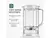 Liquidificador Mondial Pratic Power L-97-W 2 Velocidades + Pulsar 550W Branco - - loja online