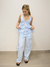 calça cargo azul pastel - muah
