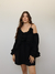 vestido boho preto - muah