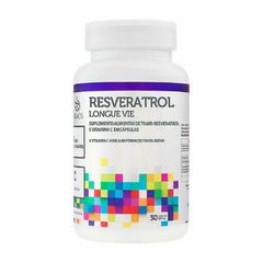 SUPLEMENTO ALIMENTAR DE TRANS-RESVERATROL E VITAMINA C - 490mg - 30 Cápsulas