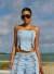 Top Jeans Ilhós - comprar online