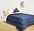 Acolchado Cubrecama Dual/reversible 2 1/2 Pl Liso Bicolor