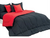 Acolchado Cubrecama Dual/reversible 1 1/2 Pl Liso Bicolor