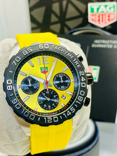 Tag Heuer Fórmula 1 Amarelo ( Acompanha Caixa Original da Tag Heuer ) - comprar online