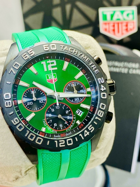 Tag Heuer Fórmula 1 Verde ( Acompanha Caixa Original da Tag Heuer ) - comprar online