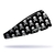 Black Skull Inverted Headband