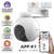 EZVIZ PT WiFi / (3K) 5MP / Visión 360° / Detección humana / Detección de Vehiculo / Sirena / Luz Parpadeante / Colores en Oscuridad / Micro SD / en internet