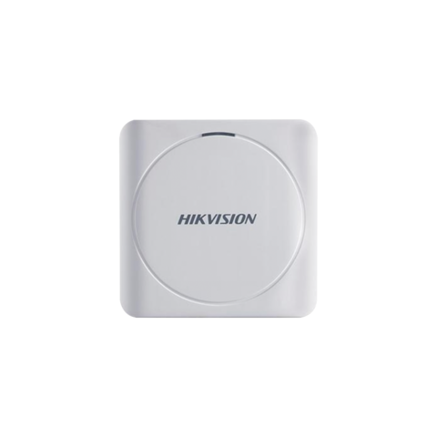 HIKVISION Lector de Tarjetas PROX EM / Exterior IP65 / Wiegand / Compatible con Cualquier Panel / PEQUEÑO y ESTETICO
