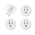 EZVIZ Kit de Enchufe Inteligente / Incluye 4 piezas / Wi-Fi / Control a través de la Aplicación / Conecte los Dispositivos del Hogar