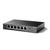 TP-LINK Switch PoE no Administrable de escritorio / 6 puertos 10/100 Mbps / 4 puertos PoE af/at