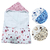 Toalha de Banho Kids em Fralda Soft 1,00 x 0,85 com Capuz Capadócia
