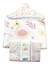 Toalha de banho bebe soft Fralda 85x85 com capuz Baby Nice + Panos de boca envio imediato - Love Baby Kids