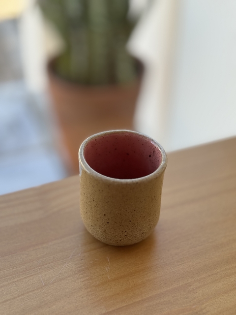 Copo 220ml | Natural e Rosa - comprar online