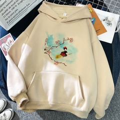 90s Female Graphic Studio Ghibli Totoro Japanese Funny Cartoon Anime with Hood F na internet