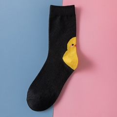 Cute Cartoon Animals Cotton Women Socks Solid Lovely Duck Patterned College Styl