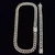 Homens Hip hop Iced Out Bling Full Pave Strass corrente Colar fashion CZ Miami C na internet