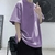 Imagem do 100% algodão camiseta masculina feminina manga curta manga curta camiseta bási
