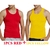 2 pçs/lote regatas masculinas 100% algodão colete sólido masculino respiráve - Lion's