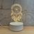 Imagem do lâmpada para decoração de quarto infantil led holograma 3d ilusão