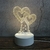 lâmpada para decoração de quarto infantil led holograma 3d ilusão - comprar online